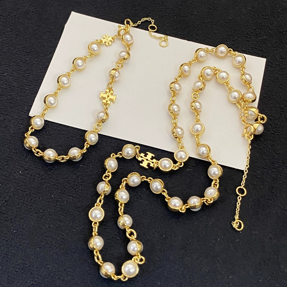 Tory Burch Pearl Bracelet Necklace